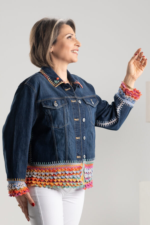 Trendy COLORFUL Jeans Jacket