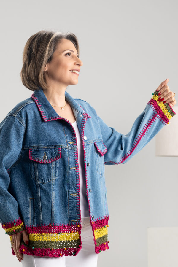 Outstanding CRANBERRY Denim Jacket