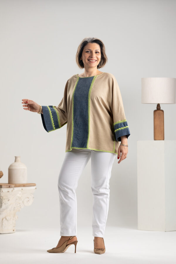 Breezy Top In Soft Linen
