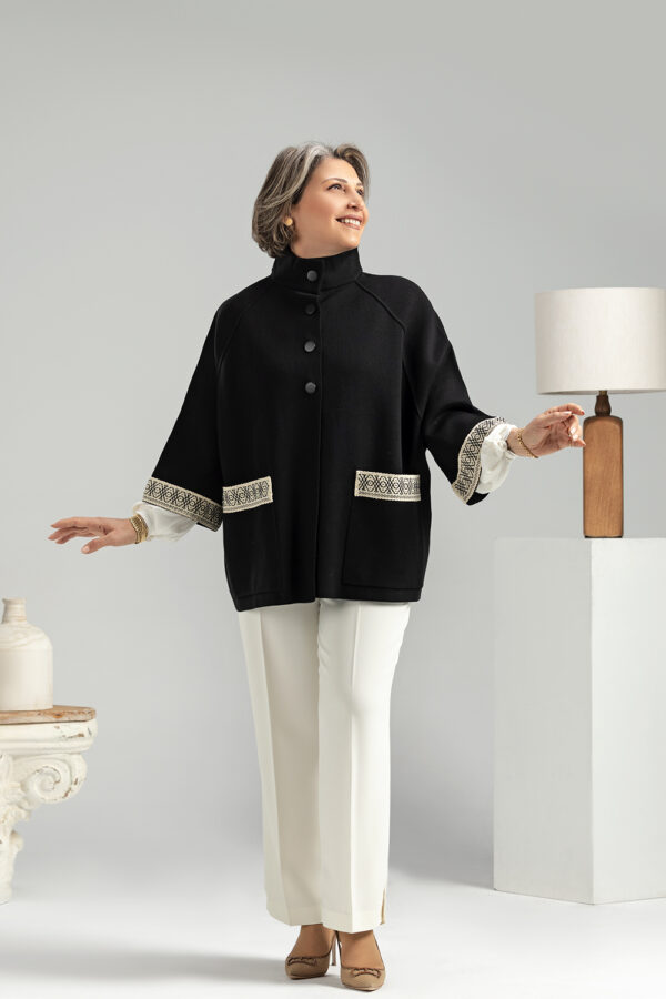BLACK- EMBROIDERY