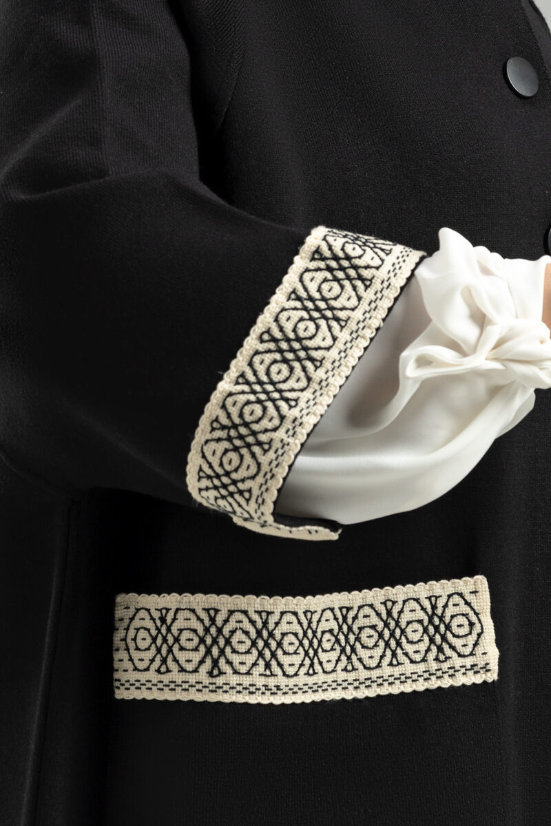 BLACK- EMBROIDERY
