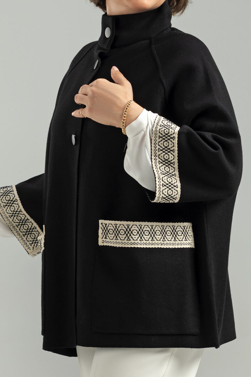 BLACK- EMBROIDERY