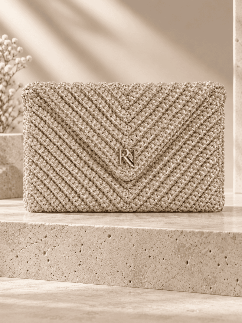 STAR Clutch BEIGE 01